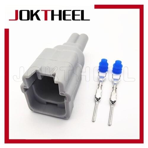 1/5/10/20 sets gray 2 pin way 91 series sealed male waterproof electrical automobile wire connector 7282-7770-40