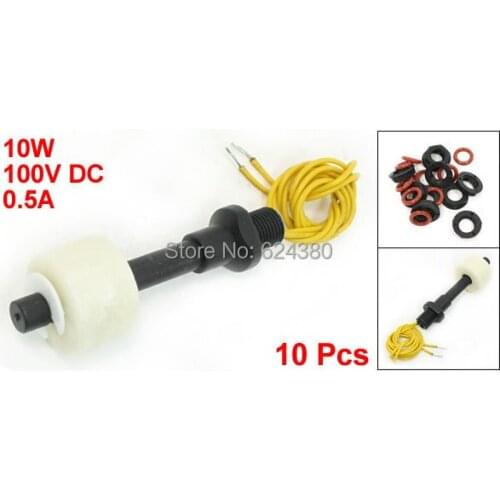 10 Pcs / Lot x ZP6210 Fish Tank Pool Liquid Water Level Sensor PP Float Switch Wholesale Retail