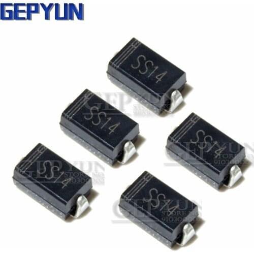 100PCS 1N5819 SS14 1N5822 SS34 SR160 SS16 1N5817 SS12 SMA Rectifier diode SR1100 SS110 SR360 SS36 SR240 SS24 SR2100 SS210 SS310