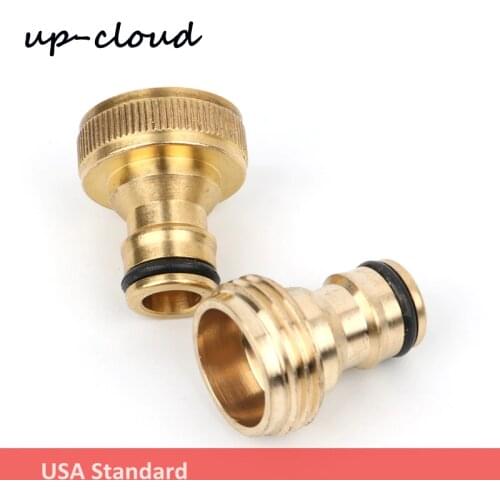 2pcs NPT 3/4" thread quick connector garden water gun joint USA Standard thread connector faucet tap adapter water pipe/hose