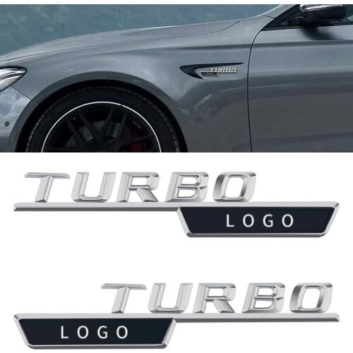 2pcs Car Fender Sticker For Mercedes TURBO AMG W221 W220 W205 W204 W212 W176 W246 W463 G63 GLC GLS TURBO AMG Side Sticker Trim
