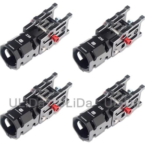 4Pcs Z30 CNC Aluminum Folding Arm 30MM Tube Joint Bracket For RC Plant Protection Drone UAV DIY