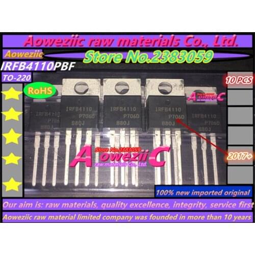 Aoweziic 100% new imported original IRFB4110PBF IRFB4110 TO-220 MOS FET 100V180A