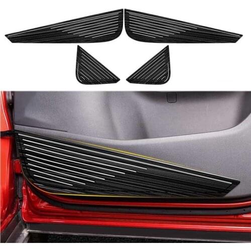 Car Stainless Steel Door Anti-Kick Pad Door Protection Film Cover For Mazda CX30 CX-30 2020 2021 Accessories