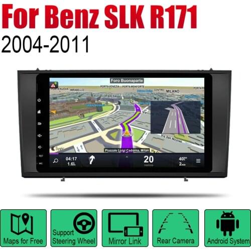 Auto Player GPS Navigation For Mercedes Benz SLK Class R171 2004~2011 NTG Car Android Multimedia System Screen Radio Stereo
