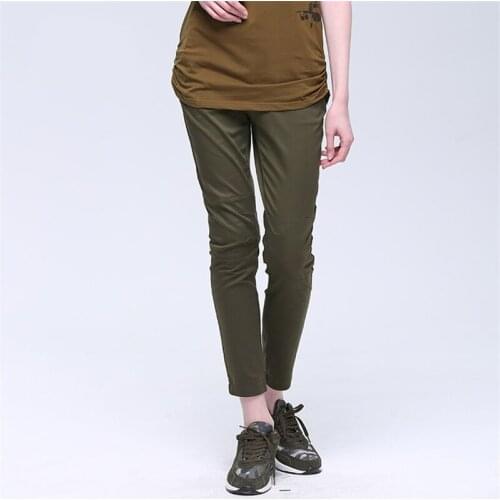 Outdoor Summer Womens Cargo Pants Military Cotton Casual Sports Slim Trousers Breathable Thin Trekking Camping Climbing Pants