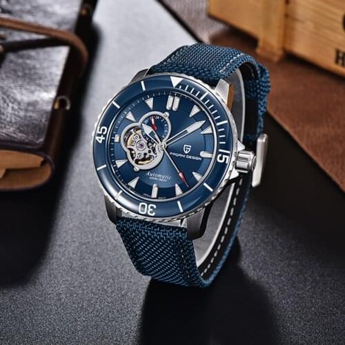 PAGANI DESIGN 2021 Luxury Brand Top Mens Automatic Mechanical Watch Business Sports Luminous 200M Waterproof Mens Clock reloj
