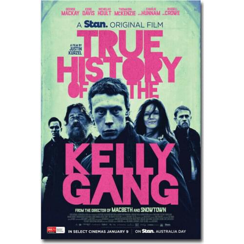 D0371 True History of the Kelly Gang Movie Silk Fabric Poster Art Decor Indoor Painting Gift
