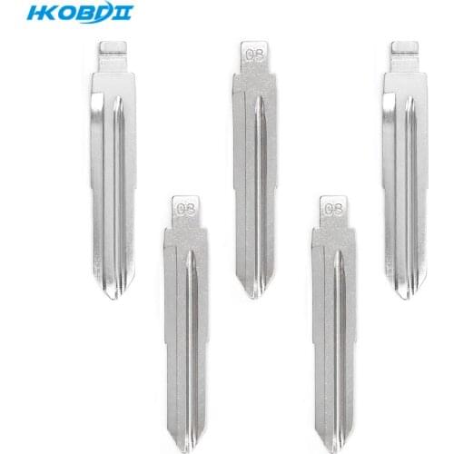 HKOBDII 03# HD103 KD Blade VVDI Blade JMD Blade for Honda New Metal Uncut Flip KD Remote Car Key Blade Type Remote Key Blade