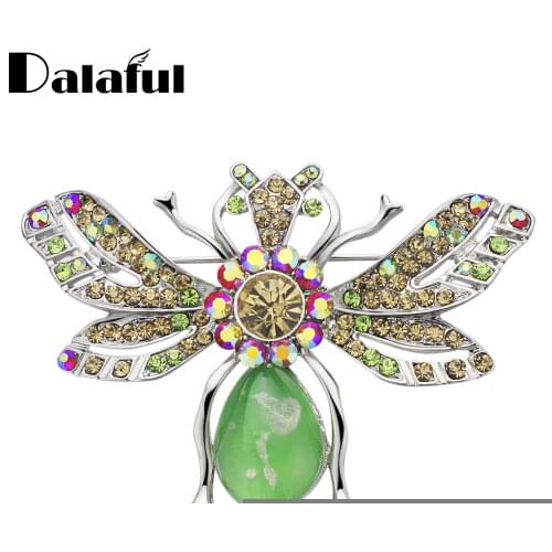 Exquisite Multicolor Lapel Pin Collar Tips Insects Hijab Pins Nicely Cute Animal Bee Brooches for Women Man Z035