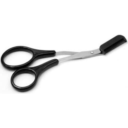 Tiny scissors Eyebrow trimming scissors with eyebrow comb make-up scissors small comb sticking eyebrow scissors knife