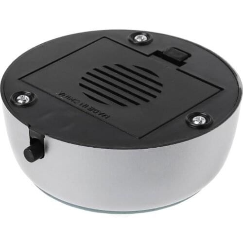 4-LED Round Luminous Base Laser Light Stand Holder For Cocktail Crystal Glass Transparent Objects Display