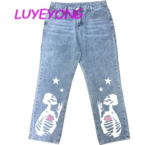 Женские прямые джинсы LUYEYONG China At AliExpress