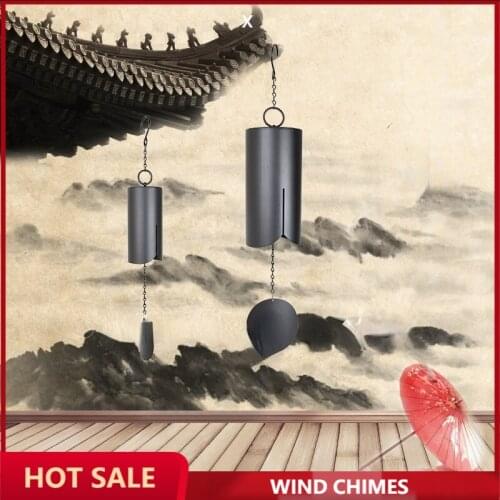 Melodious Bells, Retro Outdoor Wind Chimes, Large Metal Iron Pipes, Clear Rhyme, Villa Garden Decoration Pendant Wind Chimes
