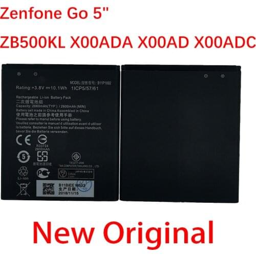 New 2600mAh B11P1602 Battery For ASUS Zenfone Go 5" ZB500KL X00AD X00ADC X00ADA Cellphone Bateria + Tracking Number