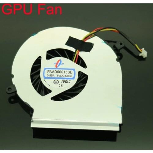 NEW PAAD06015SL DC5V 0.55A 3Pin Fan For MSI MS-16J2 MS-16J1 MS-16J5 MS-1792 CPU GPU Cooler Cooling Fan