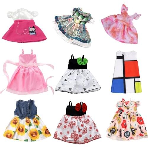 Clothes for doll fit 43-45cm Bald head baby toy new born doll and American doll fashion Ballet princess dress