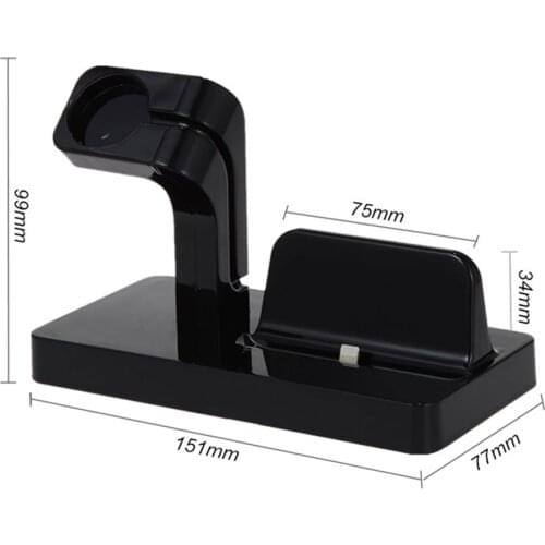 2in1 Stand For Apple watch 6/SE/5/4/3/2 magnetic charger station Accessories