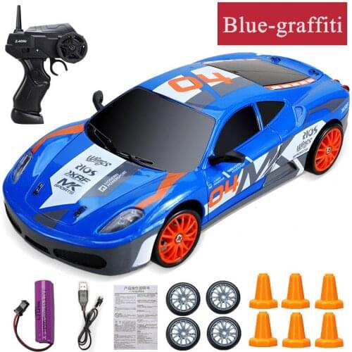 4WD RC drift car High-speed Racing Car 2.4G Charging Dynamic Remote Control Car Children Boy Model Toy Gift for Children Toys