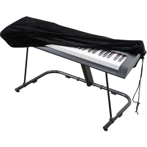 High Grade 88 Keyboards Electronic Organ Dustproof Towel Black Piano Cover With Drawstring