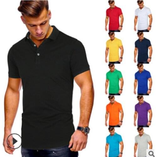 Polo shirt men summer stringing mens Polo closhes luxury men mens casual mens short sleeve European and American Polo mens