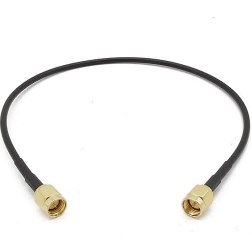 SMA Antenna Extension Cable RG174 SMA Male to SMA Male Plug for 4G LTE WiFi Bluetooth Wireless Router 7/10/15/20/30/50CM