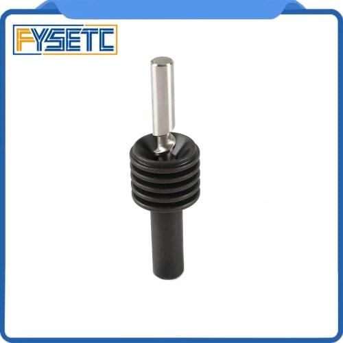 1 Set 8MMx82MM Ceramic Mud Powder Extruder Micro Screw Throat Feed Rod + Feed Barrel Feed Hopper 3D Printer Accessories