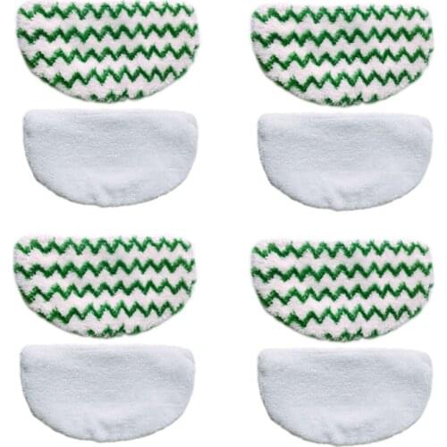 8PCS Steam Mop Pads Suitable for Bissell Powerfresh 1940 1806 1544 1440 Series Large Replacement Mop Cloth Cover