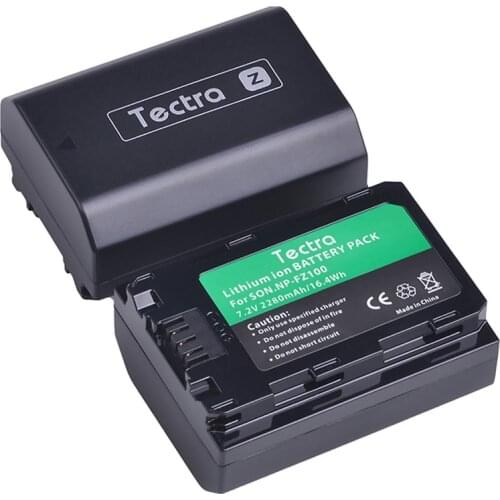 1PCS 2280mAh NP-FZ100 NPFZ100 Camera Battery for Sony BC-QZ1, Sony a9, a7R III, a7 III, ILCE-9 NP FZ100 Battery