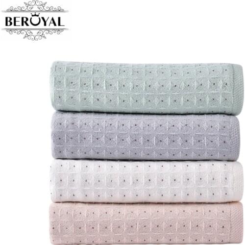 Beroyal Brand 2019 1pc Bath Towel Cotton 100% Cotton Soft Restoring Ancient Ways Absorb Water And Do Not Lose Hair Bath Towel