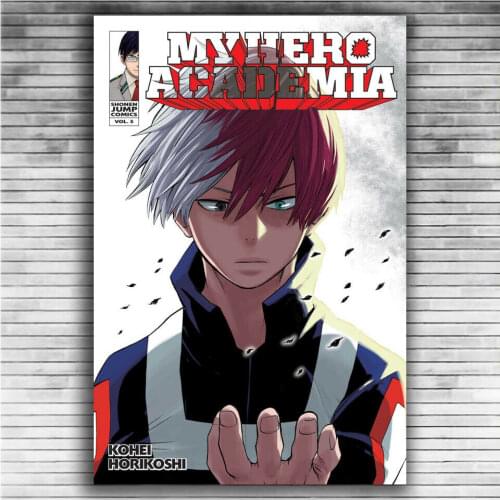 Boku No Hero Academia My Hero Academia Hot Japan Anime Silk Fabric Wall Poster Art Decor Sticker Bright