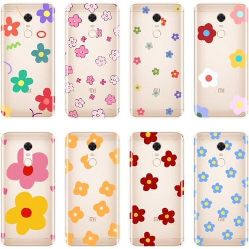 Flower Phone Cases For Xiaomi Redmi S2 6A 5 Plus 4A Silicone Cover For Pocophone F1 Xiaomi Redmi Note 4 4X 5 5A 6 Pro Prime