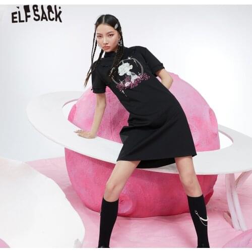 Короткие платья для женщин ELF SACK China At AliExpress