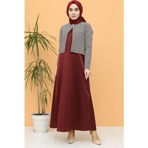 Minahill Jacket Clothes Dual Suit 191005-03 Burgundy Black 191005-03