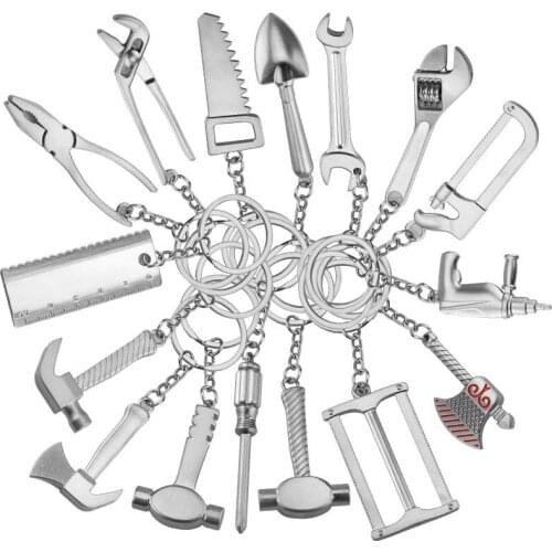 Mini tools adjustable wrench small tools key chain personality key chain creative crafts gifts