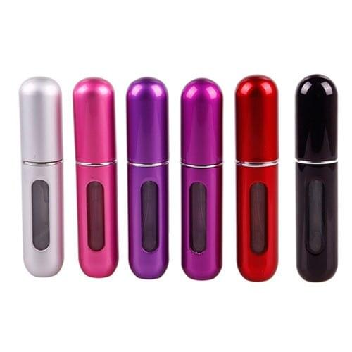 Refillable 5ml Refillable Mini Perfume Spray Bottle Aluminum Spray Atomizer Portable Travel Cosmetic Container Perfume Bottle