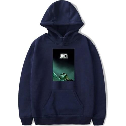 Fashion Joker Hoodie Men and women Hip Hop Sweatshirt Boys and Girls Original Hoodie Autumn Pullover Blue Pop Warm Jacket