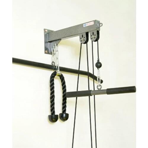 New Fitness DIY Pulley Cable Machine Attachment System Arm Biceps Triceps Hand Strength Trainning Home Gym Workout Equipmen Set