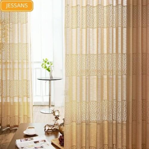New Chinese Style Hollow Embroidered Yarn Curtains for Living Room Bedroom Study Curtains Custom