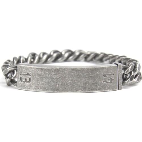 New Style Stainless Steel Chian Bracelet Men Double Twist Cuban Link 1314 Bracelets Men Jewelry pulseiras masculina