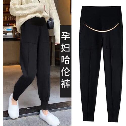 Maternity Wear Maternity Pants 2021 Spring and Autumn New Trendy Mom Fashion Slim and Thin Sports Belly Lifting Pants