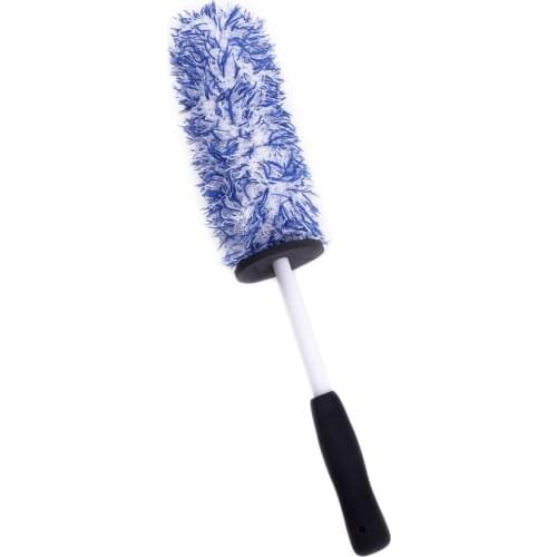 Wheel Cleaning Brush Tool Tire Rim Washing Soft Bristle Cleaner Fit for Universal Car