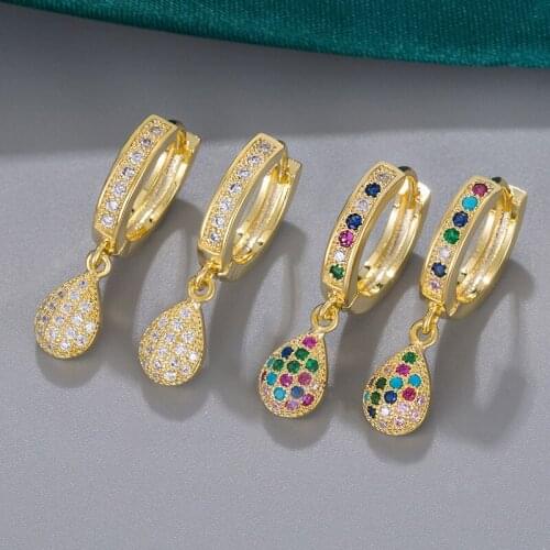 Женские золотые серьги TJP China At AliExpress