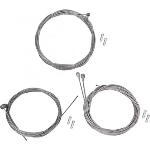 2pcs Bike Brake Shifter Cable Stainless Steel Bicycle Speed Line Brake Shifting Cable Housing Bike Derailleur Line Inner Wire