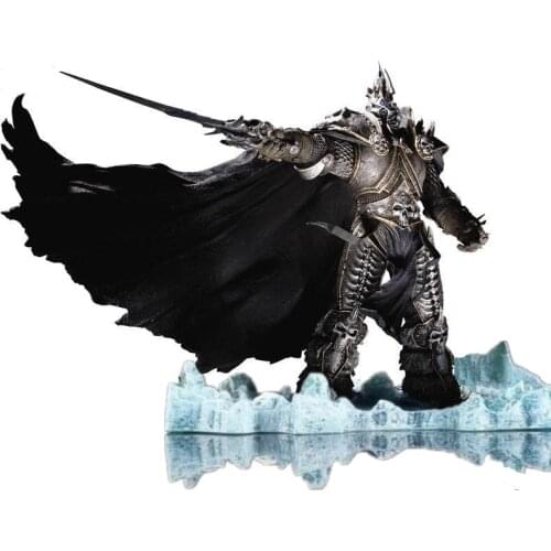 WOW Character FALL OF THE LICH KING ARTHAS ACTION FIGURE Death Knight Collectible Model Toy 21CM