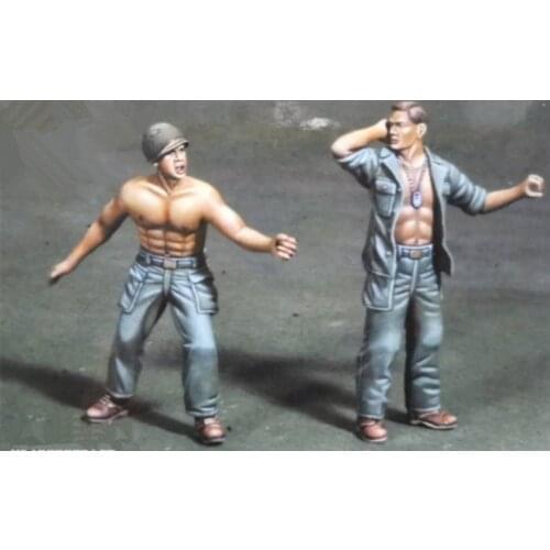 1/35 Resin Figure Model Kit Unassambled Unpainted 1016(2 figures)