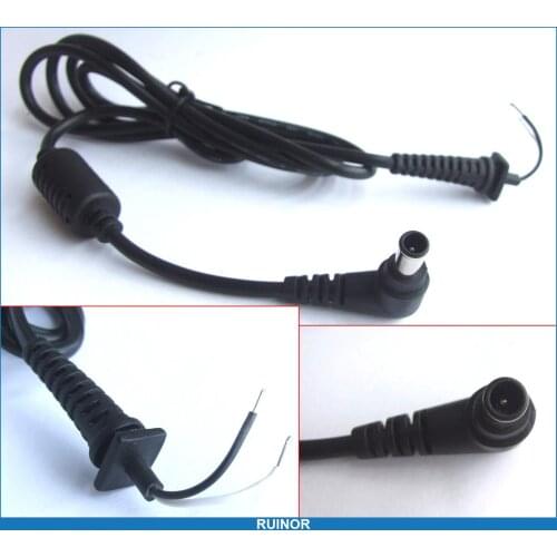 10pcs 6mm x 4mm x 1.3 mm DC Plug Power Male DC Cables for Laptop Power Charger
