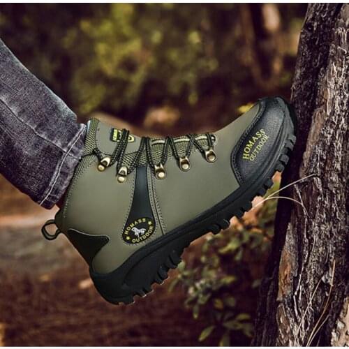 2021 New Outdoor Shoes Autumn and Winter Foreign Trade Large Size Outdoor Sports Hiking Shoes Mens Walking Shoes