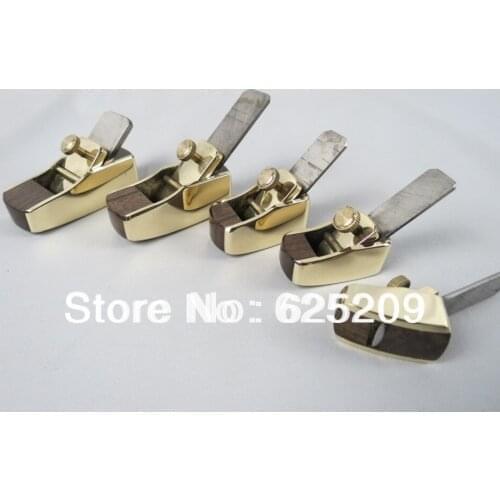 5pcs different convex bottom brass wrap blackwood planes,fine workmanship woodworkingluthier tools