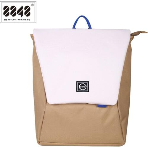 8848 Preppy Style Mens Backpacks Waterproof School Bag Large Capacity Laptop Bags Men Rucksack New Flip Bag Mochila 126-048-003